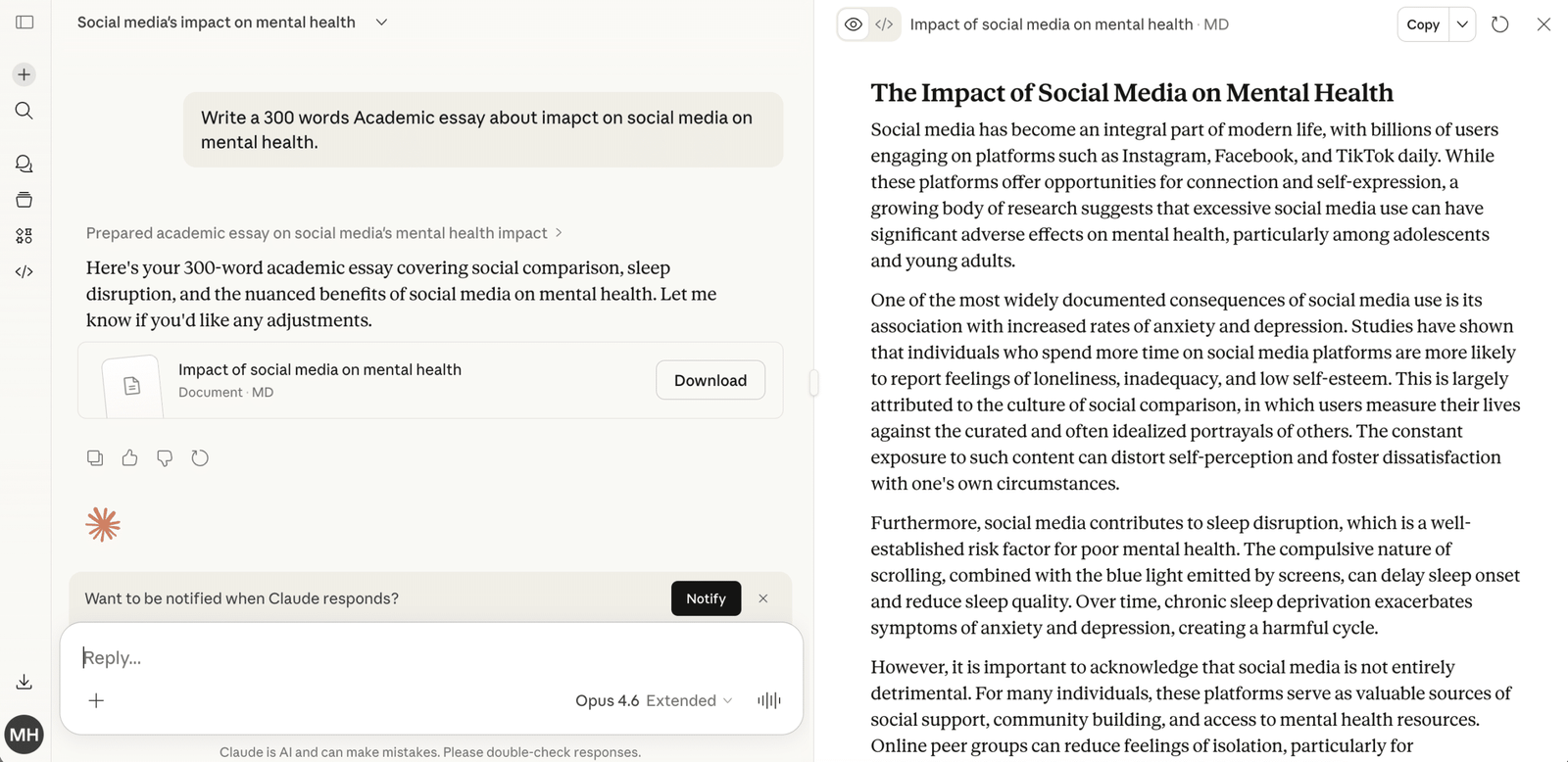 BypassGPT Review 2026: I Tested It Against GPTZero — Here Are the Real Results Claude-written 300-word essay on social media and mental health — used as AI humanizer test input