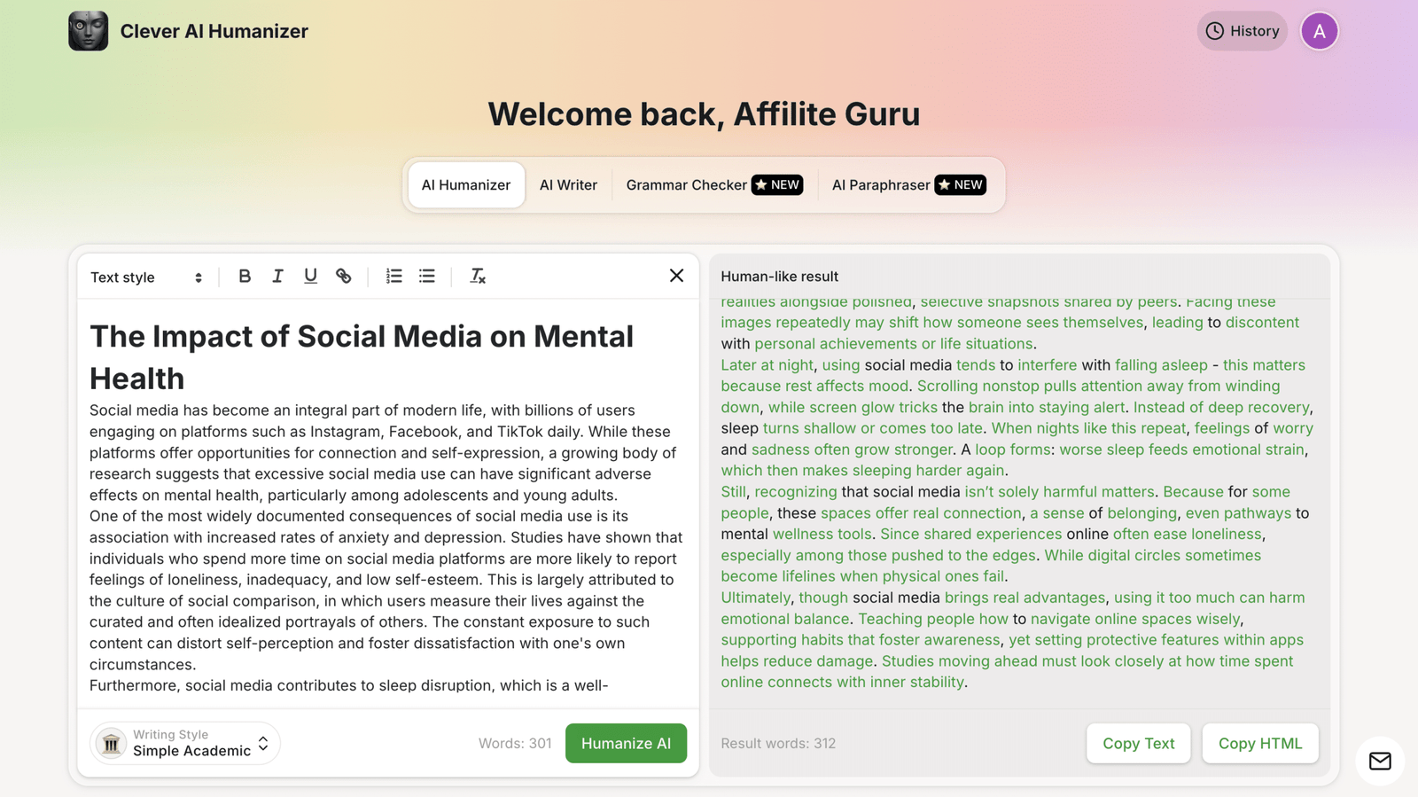 Undetectable AI vs Clever AI Humanizer (2026): I Tested Both — Here Is the Honest Winner