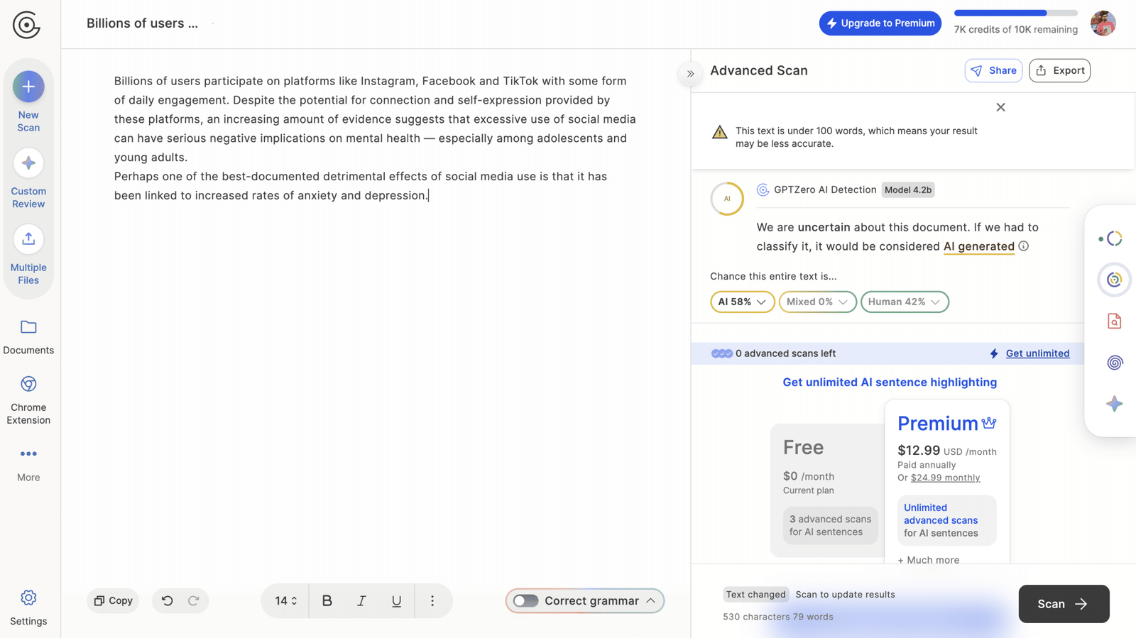 BypassGPT Review 2026: I Tested It Against GPTZero — Here Are the Real Results GPTZero results for BypassGPT humanized output