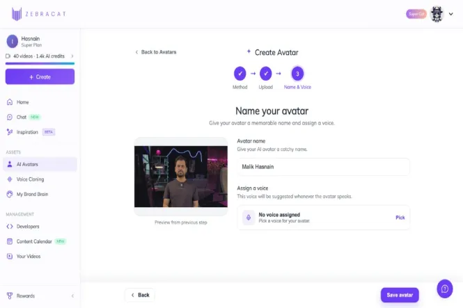 Zebracat AI Review (July 2026): I Tested Every Feature — Honest Verdict Uploading training video and audio for custom AI avatar creation